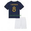 Maillot de Supporter France Aurelien Tchouameni 8 Domicile Coupe du Monde 2022 Pour Enfant